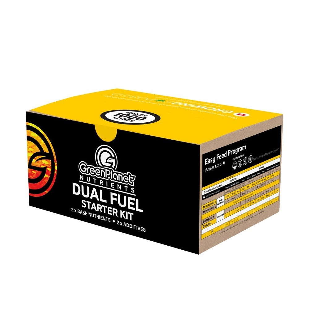 Green Planet Dual Fuel Starter Kit Base Nutrient + Massive + Rezin